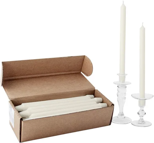 Vista 6 de Root Candles Velas de altar con base empotrada, velas tradicionales de iglesia, 17.5 pulgadas, 51 % cera de abejas, 6