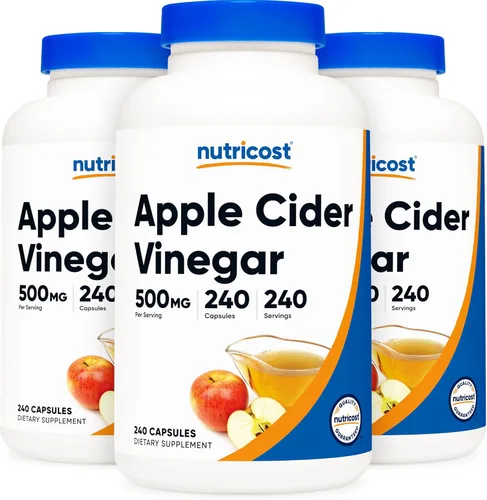Vista 11 de Nutricost Vinagre de Manzana 0,018 oz; 240 Cápsulas, 1 botella, 1