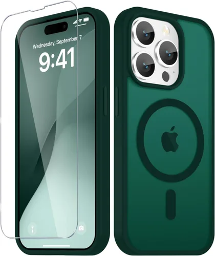 Vista 1052 de Funda para Google Pixel 10 Pro XL, cubierta magnética mate, color negro Fit for MagSafe, Screen Protector included, Shockproof Military Grade