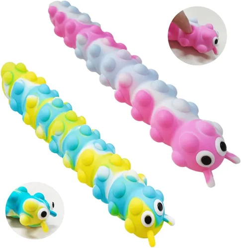 Vista 12 de Juguete Fidget Pop de Succión, Juguetes para Relajarse y Aliviar la Presión, Juguetes Sensoriales Popper Anti-Presión de Compresión 3D para Niños
