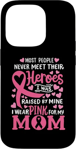 Vista 17 de Breast Cancer Awareness Wear Pink for My Mom Support Kids Case for iPhone 17