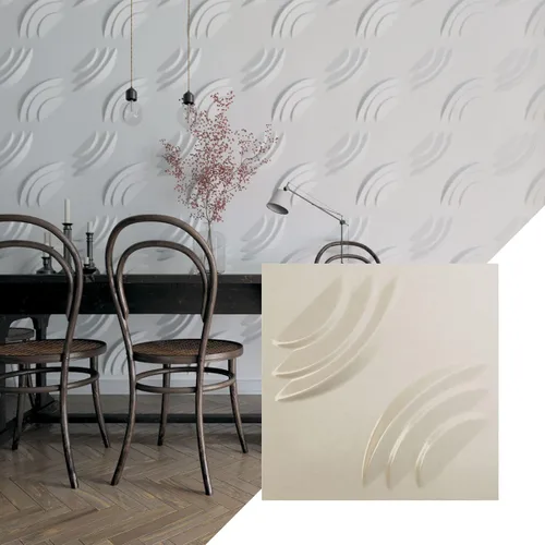 Vista 13 de Ekena Millwork WP20X20ARWH 19 5/8 pulgadas de ancho x 19 5/8 pulgadas de alto, artesano EnduraWall Decorativo 3D Panel de pared cubre 2.67 pies