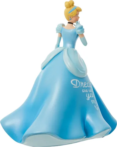 Vista 6 de Enesco Disney Showcase - Figura de Cinderella Dreams Princess Expressions, 6.7 pulgadas, multicolor
