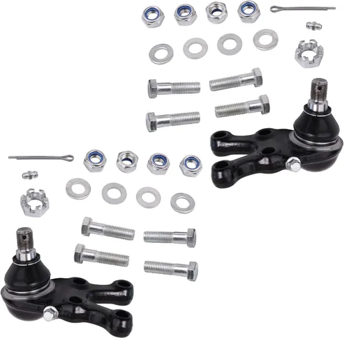 Vista 126 de Detroit Axle - Par (2) de juntas esféricas inferiores delanteras para Mitsubishi Montero 1992-2000 - [Montero Sport 1997-2004]