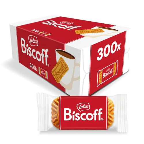 Vista 9 de Lotus Biscoff Galletas caramelizadas, 64 paquetes individuales, veganas Individually wrapped biscuit cookies per two – no artificial colours or