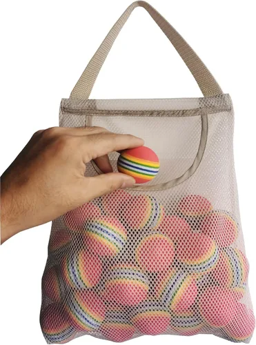 Vista 6 de Bolsas de almacenamiento de malla colgantes Bolsas reutilizables de productos netos para papas cebollas