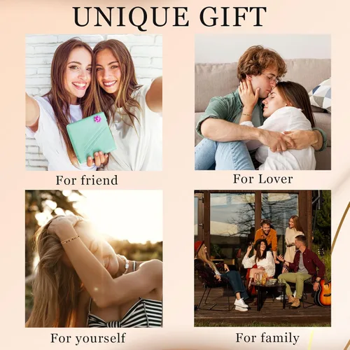 Vista 7 de Regalos inspiradores para mujeres, pulseras con código morse, mensaje secreto para hija, mamá, mejor amiga, profesora, día de la madre, día de San