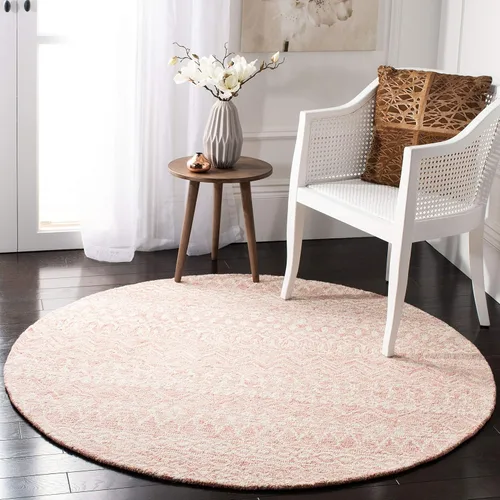 Vista 12 de SAFAVIEH Micro-Loop Collection - Alfombra decorativa de 2 x 3 pies, color aguamarina y marfil, hecha a mano de lana tribal marroquí bohemia, ideal