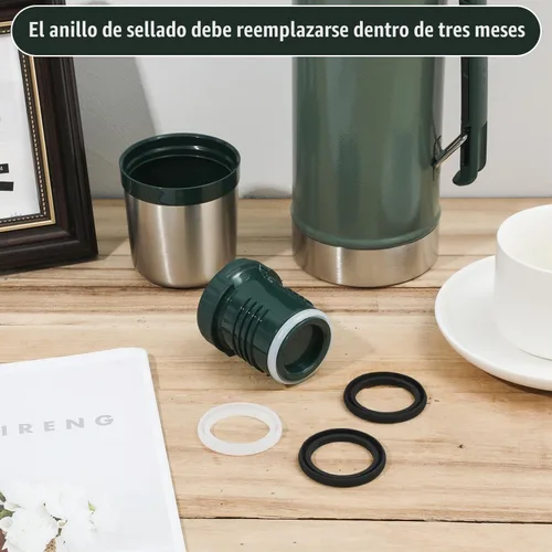 Vista 6 de 4 juntas de repuesto de silicona clásicas para Stanley, juntas de sellado de junta tórica para tapa térmica, compatibles con Stanley Classic de 20