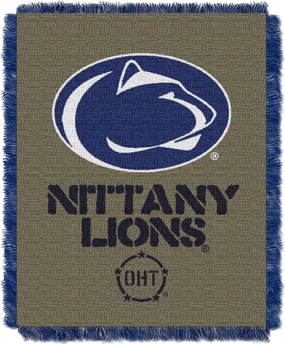 Vista 14 de Northwest NCAA Unisex-Adult Woven Jacquard Throw Blanket Homenaje