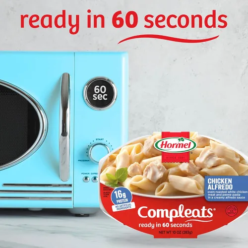 Vista 7 de HORMEL COMPLEATS Chicken Alfredo, bandeja para microondas, 10 onzas (paquete de 6)