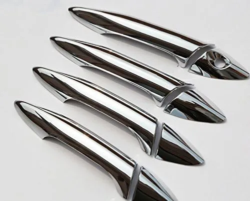 Vista 2 de 8 unidades ABS, cubierta elegante de manijas para puertas cromadas, para Hyundai Elantra