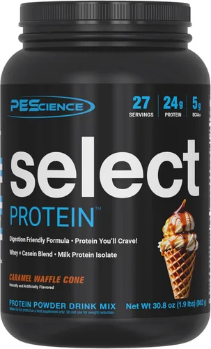Vista 15 de PEScience Select Protein Powder, mezcla de suero y caseína, proteína limpia en polvo para mujeres y hombres, baja en calorías, baja