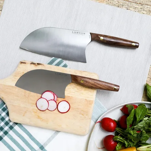 Vista 3 de Lamson Juego de cuchillos Santoku chino vintage de 2 piezas