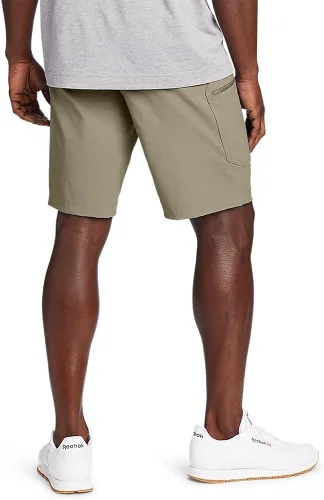 Vista 2 de Eddie Bauer Pantalones cortos Rainier para hombre Caqui Claro 30