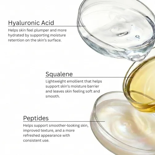 Vista 4 de Global Beauty Care Smooth & Lift - Suero facial de colágeno hidratante para apoyar la piel de aspecto firme con péptidos, ácido hialurónico
