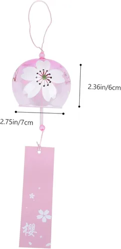 Vista 2 de Campana de viento de forma encantadora única campana de viento decorativa Serenity Bell para el hogar dic
