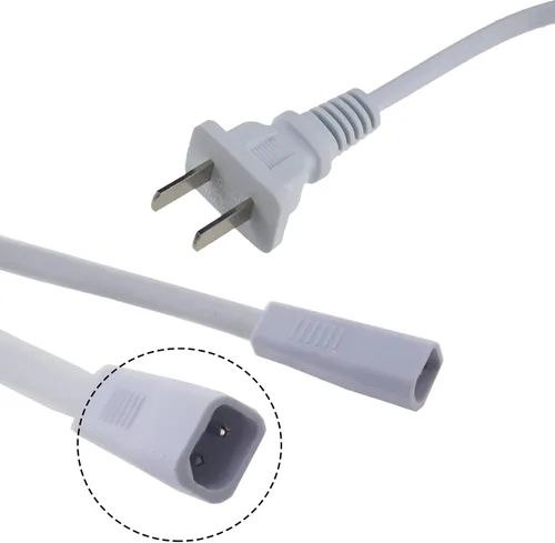 Vista 3 de 2 paquetes de conectores de cable de 2 pines con enchufe para 110 V 2835 3 módulo LED luces blancas para letreros publicitarios de letreros