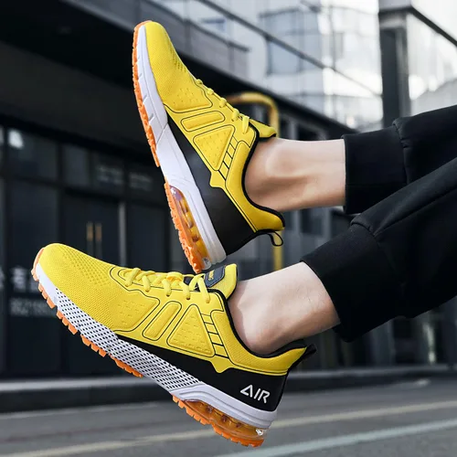 Vista 6 de Autper Mens Athletic Running Tennis Air Shoes Lightweight Breathable Fashion Sneakers for Sport Gym Work Size 7-12.5