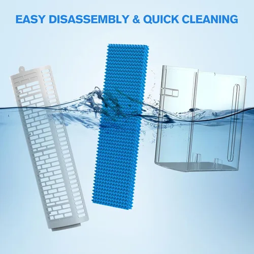 Vista 8 de FLOWBREEZE Aire acondicionado portátil sin ventanas, enfriador de aire evaporativo de 37 pulgadas con control remoto, tanque de agua de 2.5 L y 4