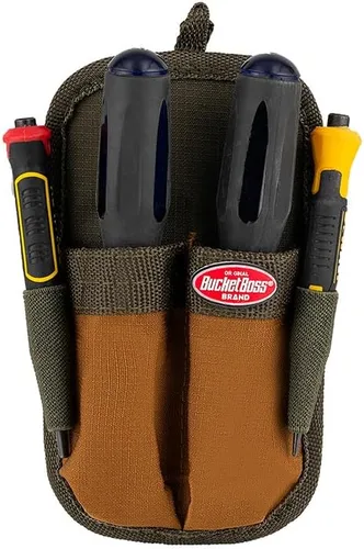 Vista 3 de Bucket Boss - Funda de doble barril, bolsas - Serie original (54180), marrón