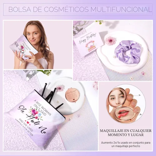 Vista 4 de Gemwi Regalos para mujeres, regalos de cumpleaños para mujeres, cesta de regalos de feliz cumpleaños, juego de regalo para mejores amigas, hermana