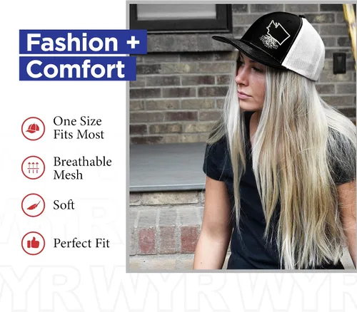 Vista 5 de WYR Wear Your Roots - Gorra de béisbol para camionero Trucker talla única