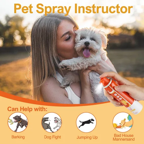 Vista 2 de Spray Corrector para Perros 80ml 1Paquete Spray Corrector para Perros Adiestrador de Perros para Detener Ladridos, Saltos, Robo de Comida, Peleas