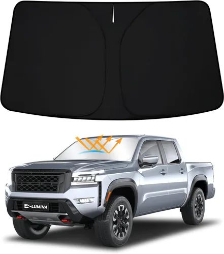 Vista 13 de D-Lumina - Parasol delantero Winshield para to-yota Tundra 2007-2021 Negro - Tundra 2007-2021