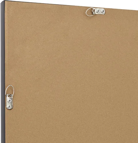 Vista 4 de Uttermost Verne - Espejo de pared rectangular con borde negro mate de 24 x 38 pulgadas