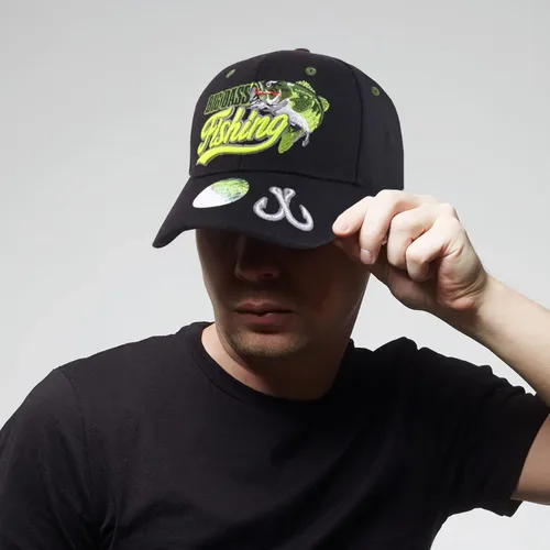 Vista 4 de Trendy Apparel Shop Gorra de béisbol ajustable bordada de pesca de caza