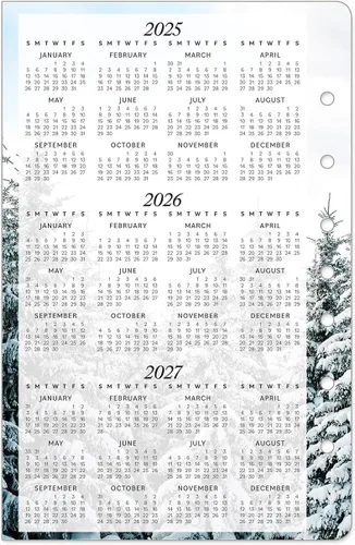 Vista 4 de FranklinCovey - Recambio de planificador de temporadas Una página por día encuadernado en anillo (clásico, enero 2026 - diciembre 2026)