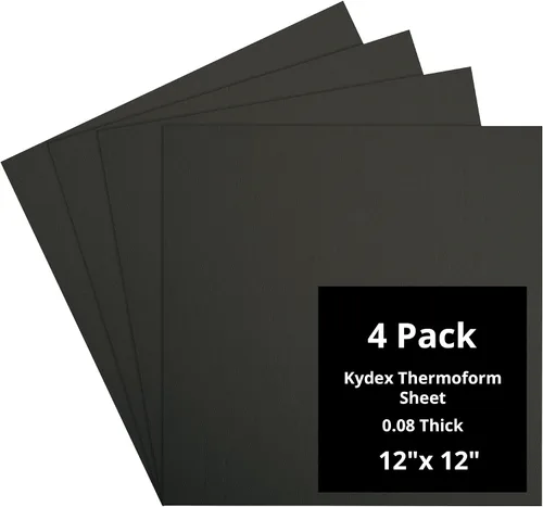 Vista 118 de Kydex Sheets - Solid Color DIY Kit for Crafting Holsters, Sheaths, and Mag Pouches - (8x8, 8x12, 12x12), Premium Thermoform Sheets - Thick, Durable