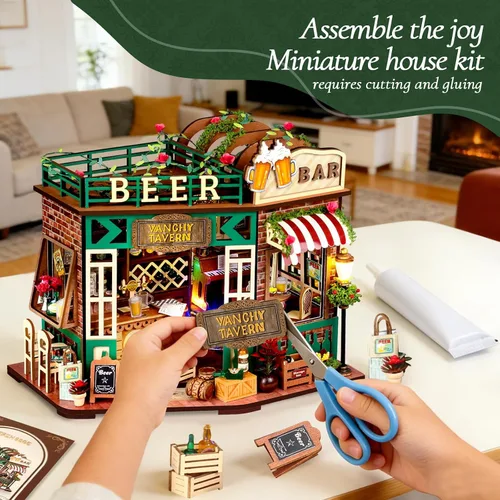 Vista 6 de Kit de casa en miniatura de Book Nook DIY