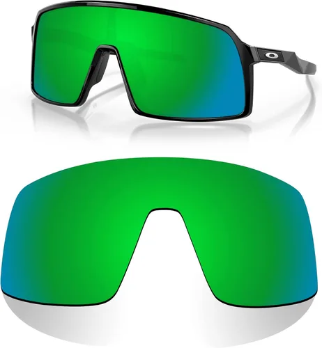 Vista 2 de Lentes polarizadas de repuesto prémium de 0.059 in para gafas de sol Oakley Sutro OO9406 - Multiopciones (espejo esmeralda)