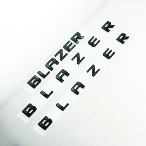 Vista 7 de 3 piezas 2019-2023 Emblema de puerta delantera, puerta trasera y puerta elevadora de Blazer, letras de placa de identificación 3D, insignia 84188531