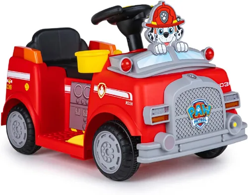 Vista 7 de Paw Patrol Chase - Coche infantil de 6 V con batería recargable