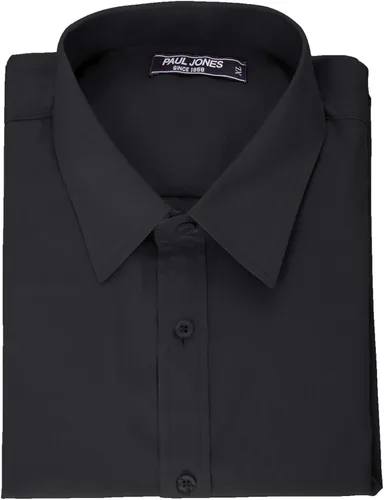 Vista 7 de Paul Jones - Camisas de vestir de manga larga con botones para hombre
