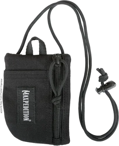 Vista 7 de MAXPEDITION Organizador de Bolsillo Platy, Bolsa de Herramientas EDC Duradera para Hombres, Cartera de Cuello con Cordón Paracord, Sostiene