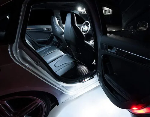 Vista 3 de iJDMTOY - Luces LED de cortesía para puerta de paso para Volkswagen Jetta