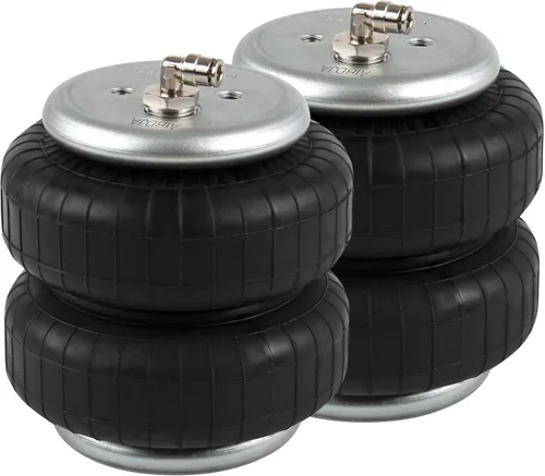 Vista 8 de 2 piezas de conjunto de puntal de suspensión de aire universal de doble fuelle estándar 2500 lb 1/2" npt de un solo puerto Estándar 2500 lb, 1/2