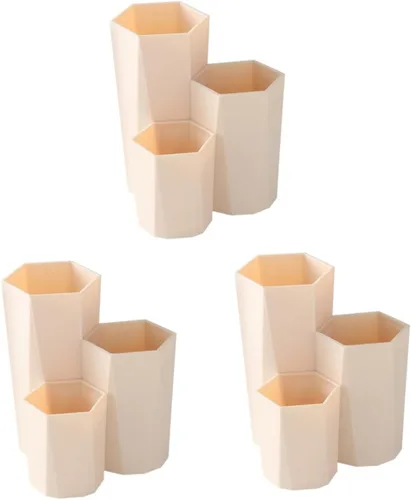 Vista 10 de TEHAUX 2 unids cosméticos cepillo titular artículos artículos titular accesorios para escritorio accesorios lápiz lápiz