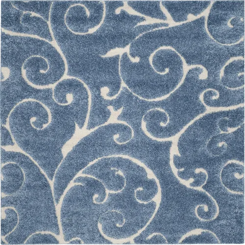Vista 93 de SAFAVIEH Florida Shag Collection - Alfombra decorativa, 2 x 3 pies, color crema y beige, diseño de volutas, no desprende pelusa y fácil de limpiar
