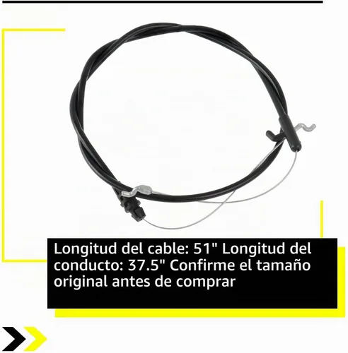 Vista 2 de 946-04661A746-04661 Cable de control compatible con Troy Bilt TB110 TB280ES
