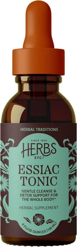 Vista 9 de Herbs Etc. Essiac Tonic Classic - Extracto líquido – Fórmula de hierbas Ojibwa para una limpieza de todo el cuerpo – Apoya las vías