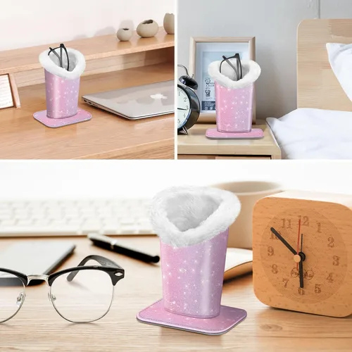 Vista 182 de Fintie Soporte para anteojos forrado de felpa con base magnética, estuche de cuero vegano prémium para lentes