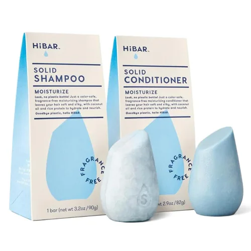 Vista 6 de HiBAR - Set de champú y acondicionador para rizos - Para cabello rizado - Define, limpia y nutre - Babasú, manteca de pracaxi y complejo para rizos