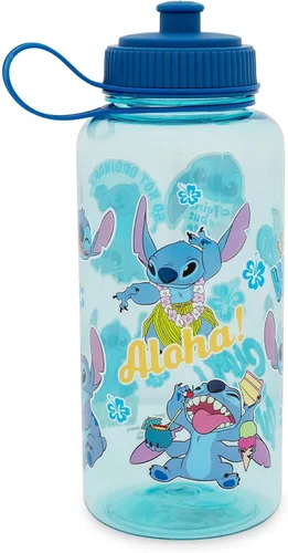 Vista 11 de Silver Buffalo Disney Lilo y Stitch Saludos desde Hawái con Scrump, Vaso de doble pared con forma de piña, 473 ml (16 oz)