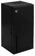 Vista 4 de Gamer Mini refrigerador con capacidad para hasta 8 latas de soda, color negro