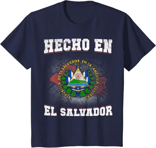 Vista 35 de Camisa de la bandera de El Salvador hecha en El Salvador